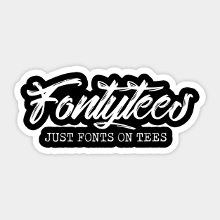 FONTYTEES 50 LOGO Sticker